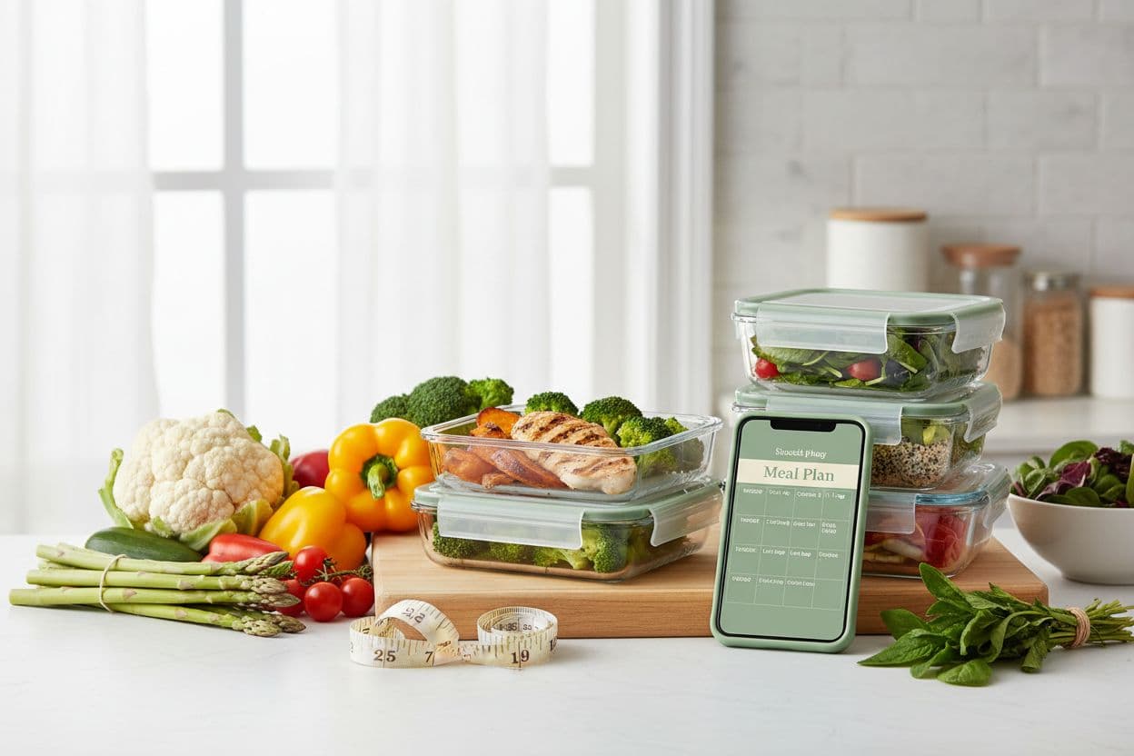 Organización de comidas y hábitos saludables